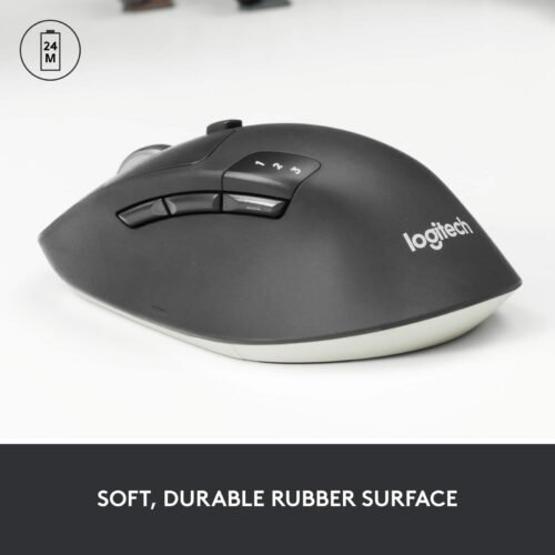 Logitech M720 Triathlon Wireless Optical Mouse – Black
