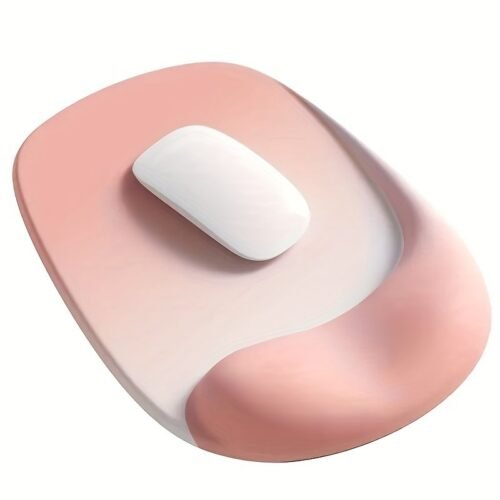 Ergonomic Lycra Mouse Pad with Gel Wrist Support