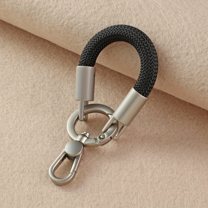 360° Rotating Finger Strap – Black