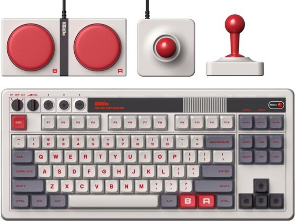 8BitDo Retro Mechanical Keyboard with Joystick – N Edition