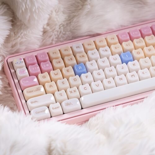 MAO Profile Cat-Themed Mechanical Keyboard Keycaps – 149 Keys