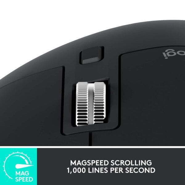 Logitech MX Master 3S Wireless Mouse (USB-A) – Black