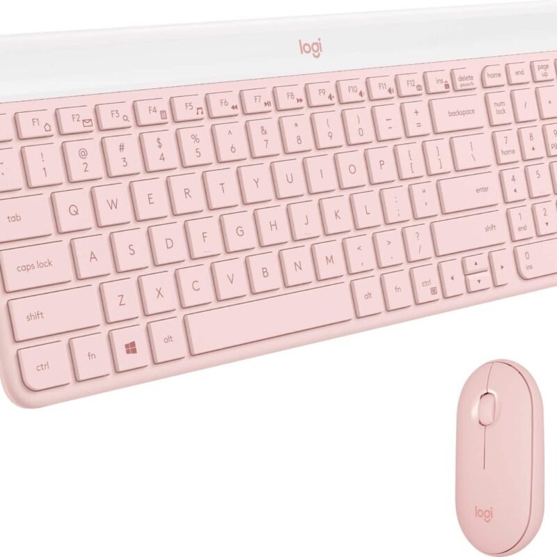Logitech MK470 Wireless Keyboard and Mouse Combo – Rose