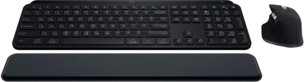 Logitech MX Keys S Combo Wireless Keyboard and Mouse – Black