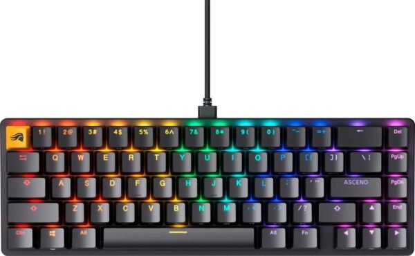Glorious GMMK 2 65% Wired Mechanical Gaming Keyboard – Black