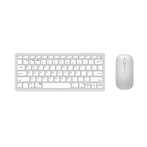 Rechargeable Bluetooth & 2.4GHz Wireless Keyboard and Mouse Combo