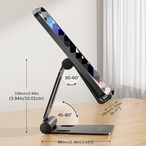 Foldable Aluminium Phone & Tablet Stand