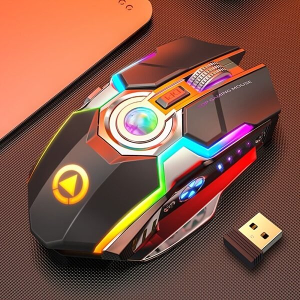 d42aeee0179e1ca3faf79eba5268468d.jpg YINDIAO Rechargeable Wireless Mouse