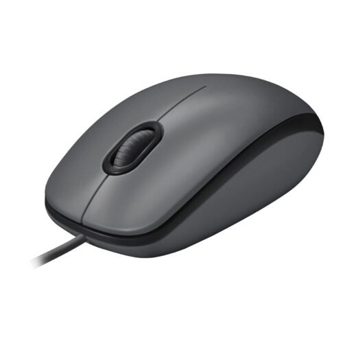 Logitech M100 Wired Optical Mouse – Gray