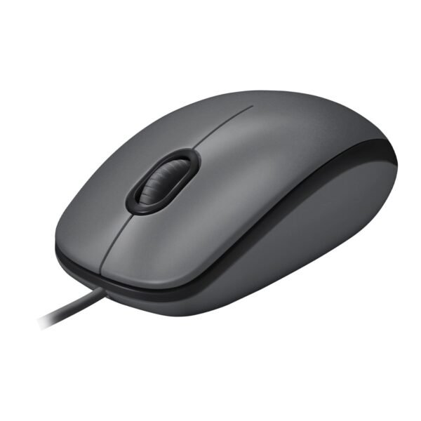 Logitech M100 Wired Optical Mouse – Gray